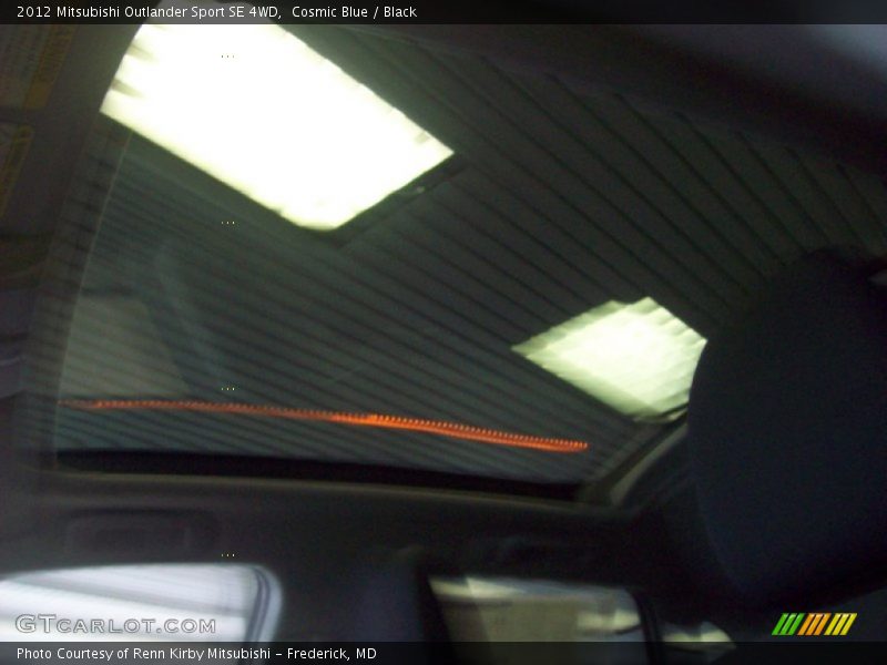 Cosmic Blue / Black 2012 Mitsubishi Outlander Sport SE 4WD