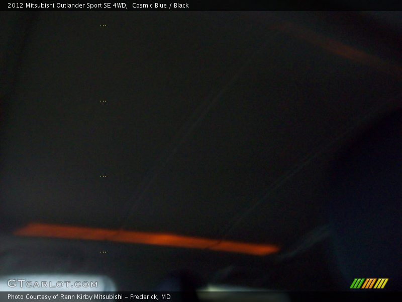 Cosmic Blue / Black 2012 Mitsubishi Outlander Sport SE 4WD