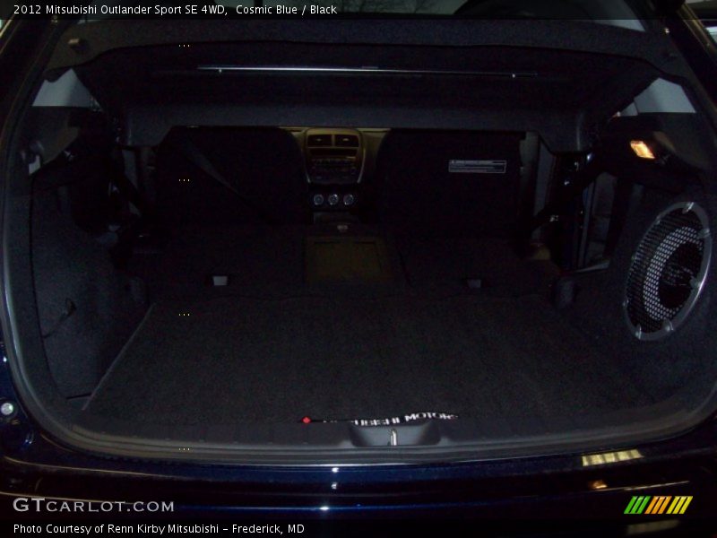 Cosmic Blue / Black 2012 Mitsubishi Outlander Sport SE 4WD