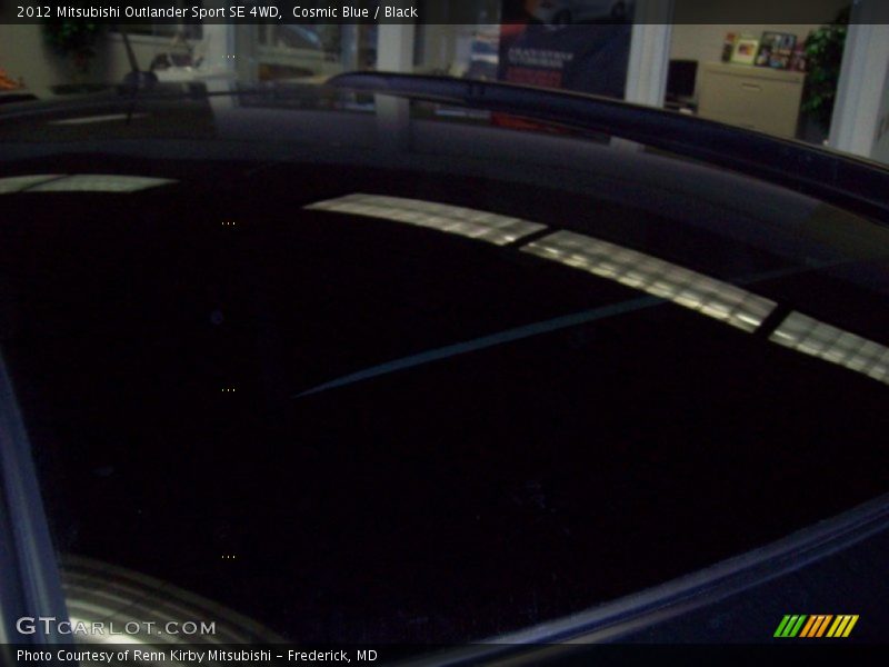 Cosmic Blue / Black 2012 Mitsubishi Outlander Sport SE 4WD