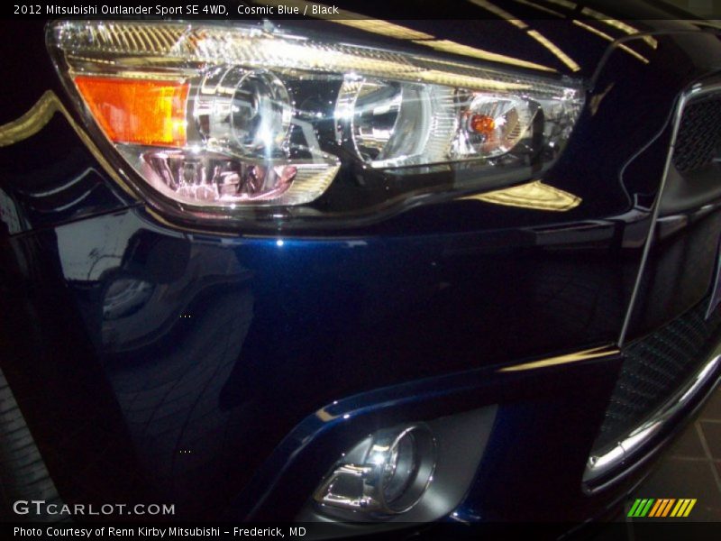 Cosmic Blue / Black 2012 Mitsubishi Outlander Sport SE 4WD