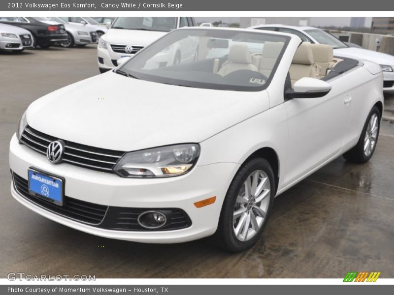 Candy White / Cornsilk Beige 2012 Volkswagen Eos Komfort