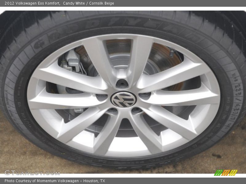 Candy White / Cornsilk Beige 2012 Volkswagen Eos Komfort