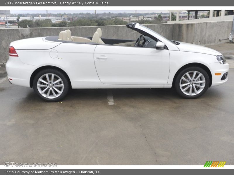 Candy White / Cornsilk Beige 2012 Volkswagen Eos Komfort