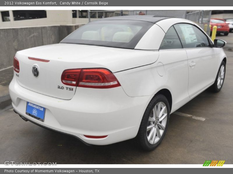 Candy White / Cornsilk Beige 2012 Volkswagen Eos Komfort
