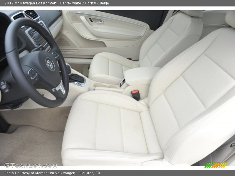 Candy White / Cornsilk Beige 2012 Volkswagen Eos Komfort