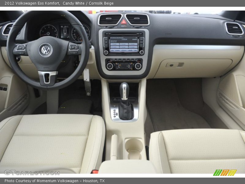 Candy White / Cornsilk Beige 2012 Volkswagen Eos Komfort