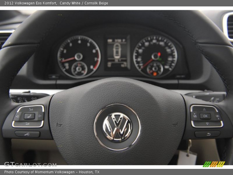 Candy White / Cornsilk Beige 2012 Volkswagen Eos Komfort