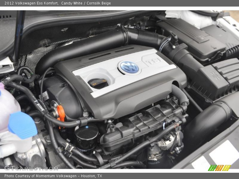 Candy White / Cornsilk Beige 2012 Volkswagen Eos Komfort