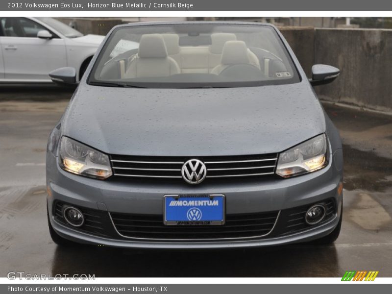 Horizon Blue Metallic / Cornsilk Beige 2012 Volkswagen Eos Lux