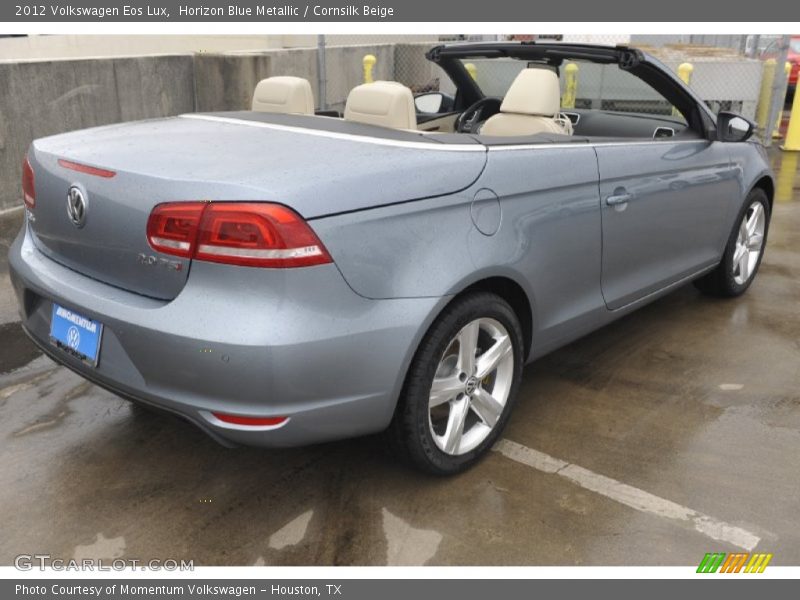 Horizon Blue Metallic / Cornsilk Beige 2012 Volkswagen Eos Lux