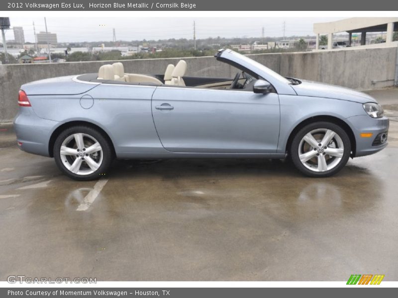 Horizon Blue Metallic / Cornsilk Beige 2012 Volkswagen Eos Lux