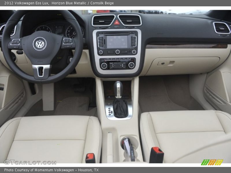 Horizon Blue Metallic / Cornsilk Beige 2012 Volkswagen Eos Lux