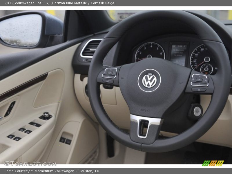 Horizon Blue Metallic / Cornsilk Beige 2012 Volkswagen Eos Lux