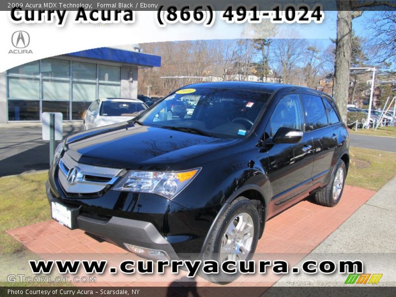 Formal Black / Ebony 2009 Acura MDX Technology