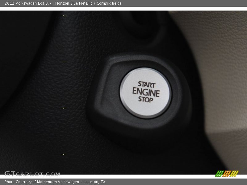 Horizon Blue Metallic / Cornsilk Beige 2012 Volkswagen Eos Lux