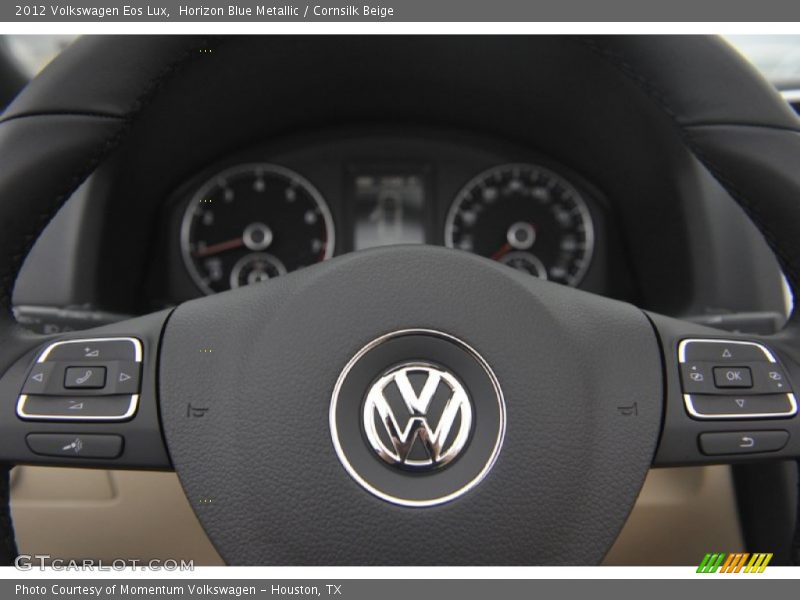 Horizon Blue Metallic / Cornsilk Beige 2012 Volkswagen Eos Lux