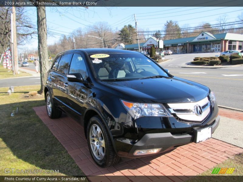 Formal Black / Ebony 2009 Acura MDX Technology