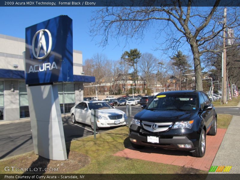 Formal Black / Ebony 2009 Acura MDX Technology