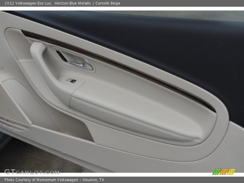 Horizon Blue Metallic / Cornsilk Beige 2012 Volkswagen Eos Lux