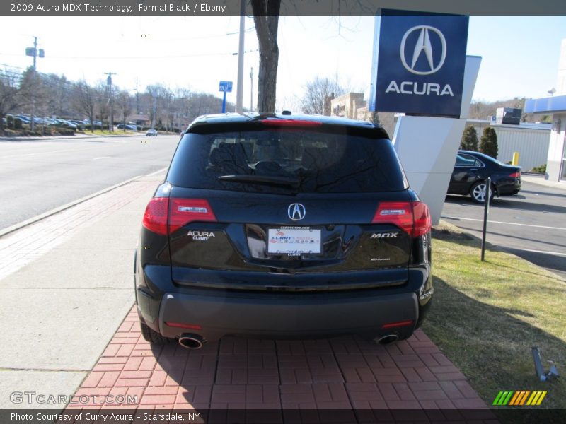 Formal Black / Ebony 2009 Acura MDX Technology