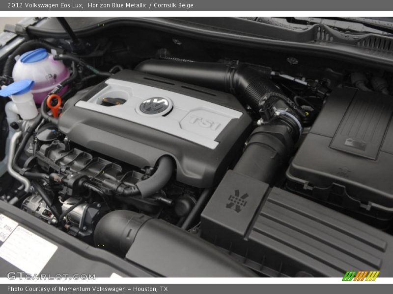 Horizon Blue Metallic / Cornsilk Beige 2012 Volkswagen Eos Lux