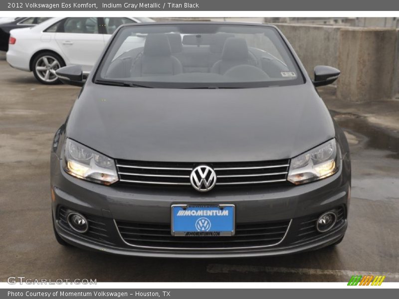 Indium Gray Metallic / Titan Black 2012 Volkswagen Eos Komfort