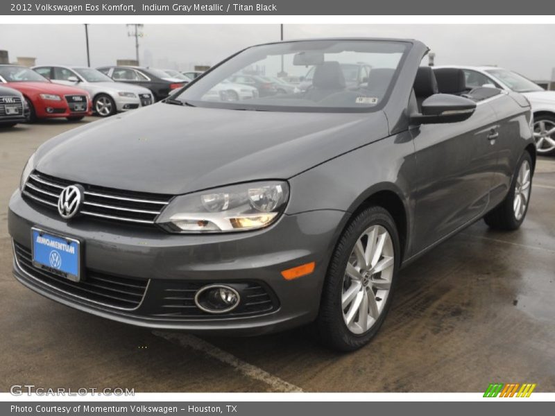 Indium Gray Metallic / Titan Black 2012 Volkswagen Eos Komfort