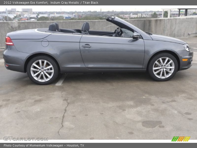 Indium Gray Metallic / Titan Black 2012 Volkswagen Eos Komfort