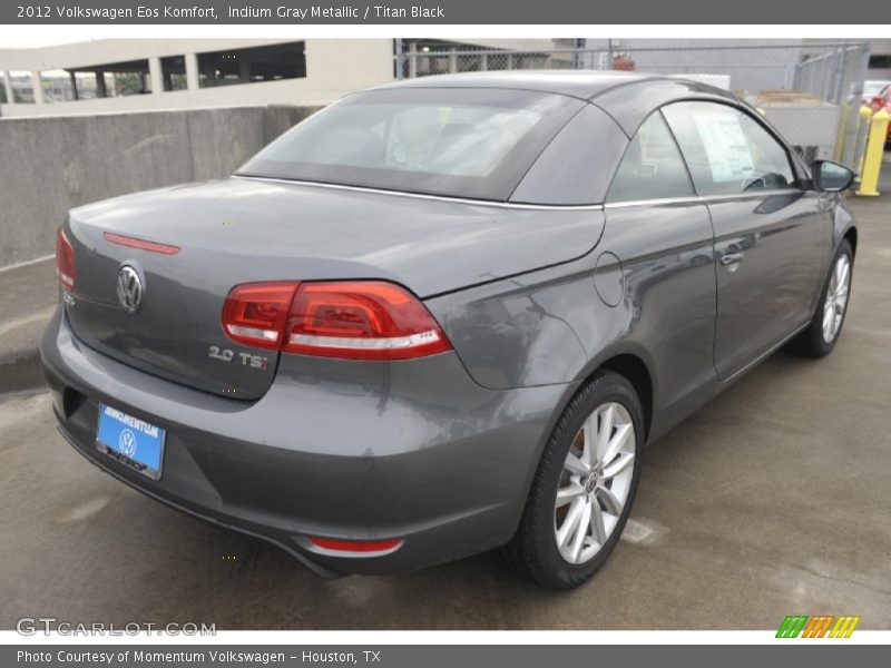Indium Gray Metallic / Titan Black 2012 Volkswagen Eos Komfort