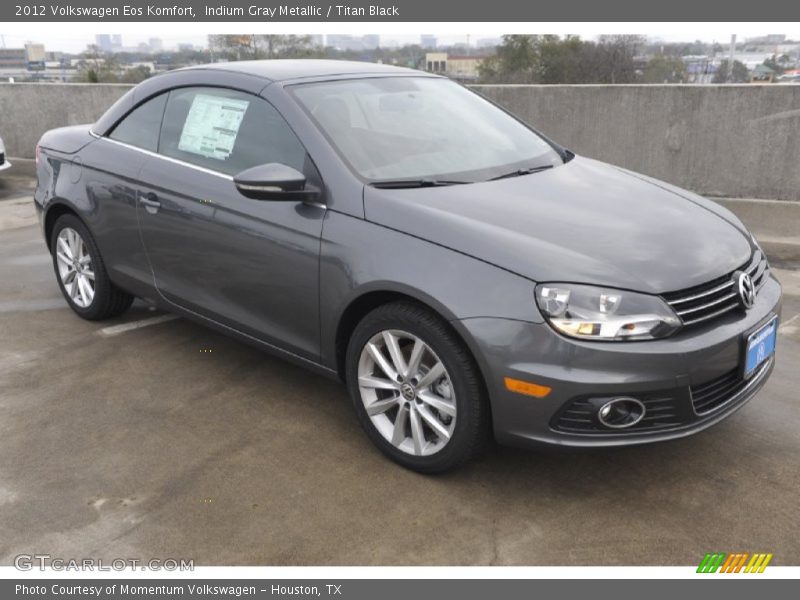 Indium Gray Metallic / Titan Black 2012 Volkswagen Eos Komfort