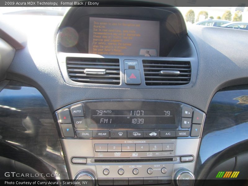 Formal Black / Ebony 2009 Acura MDX Technology