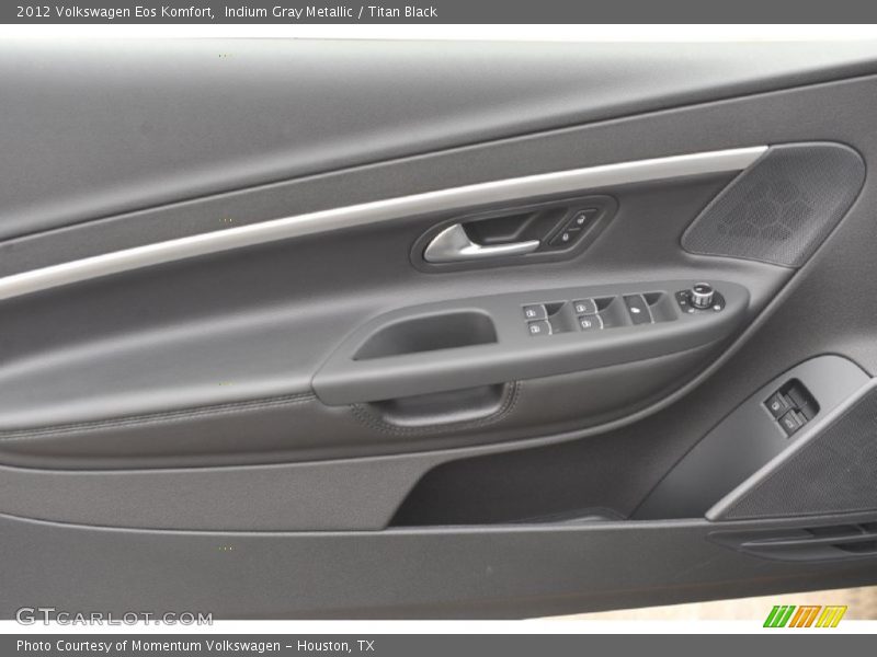 Indium Gray Metallic / Titan Black 2012 Volkswagen Eos Komfort