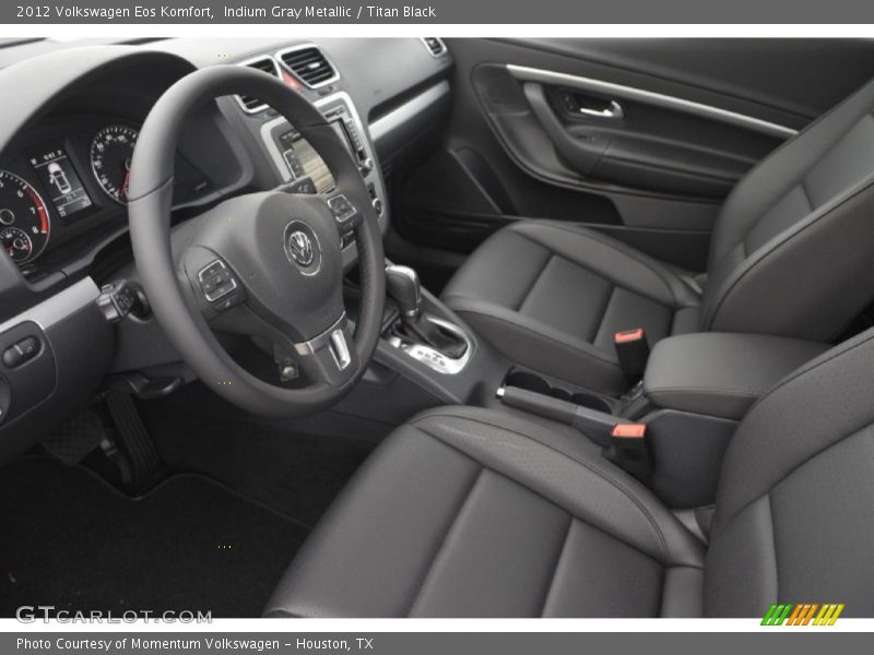 Indium Gray Metallic / Titan Black 2012 Volkswagen Eos Komfort