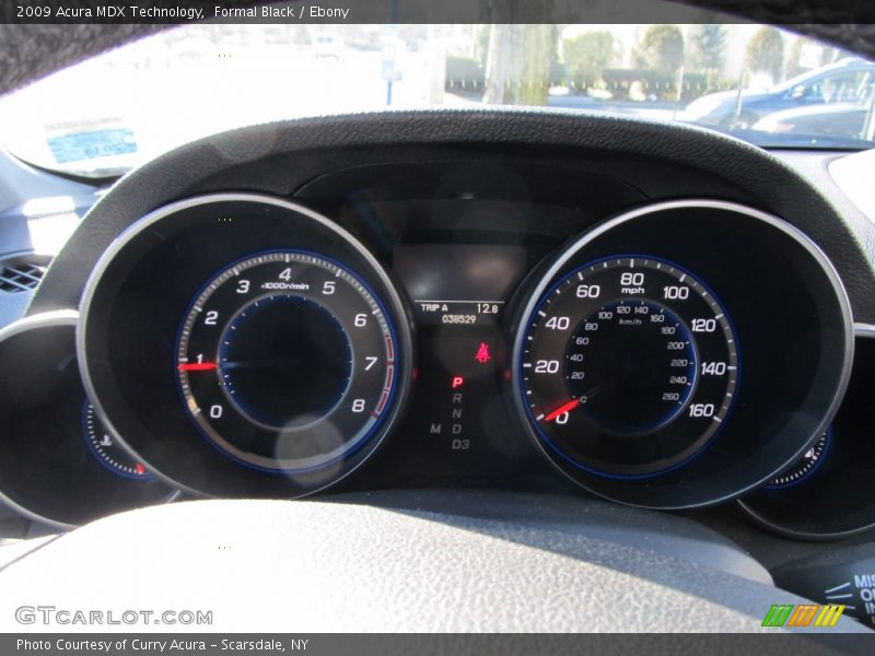 Formal Black / Ebony 2009 Acura MDX Technology