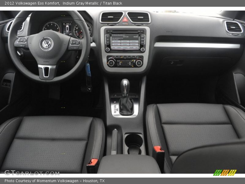 Indium Gray Metallic / Titan Black 2012 Volkswagen Eos Komfort