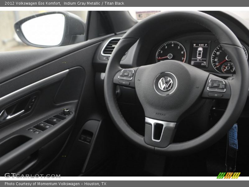Indium Gray Metallic / Titan Black 2012 Volkswagen Eos Komfort