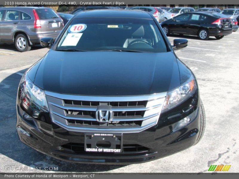 Crystal Black Pearl / Black 2010 Honda Accord Crosstour EX-L 4WD
