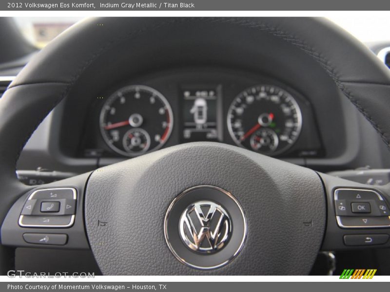 Indium Gray Metallic / Titan Black 2012 Volkswagen Eos Komfort