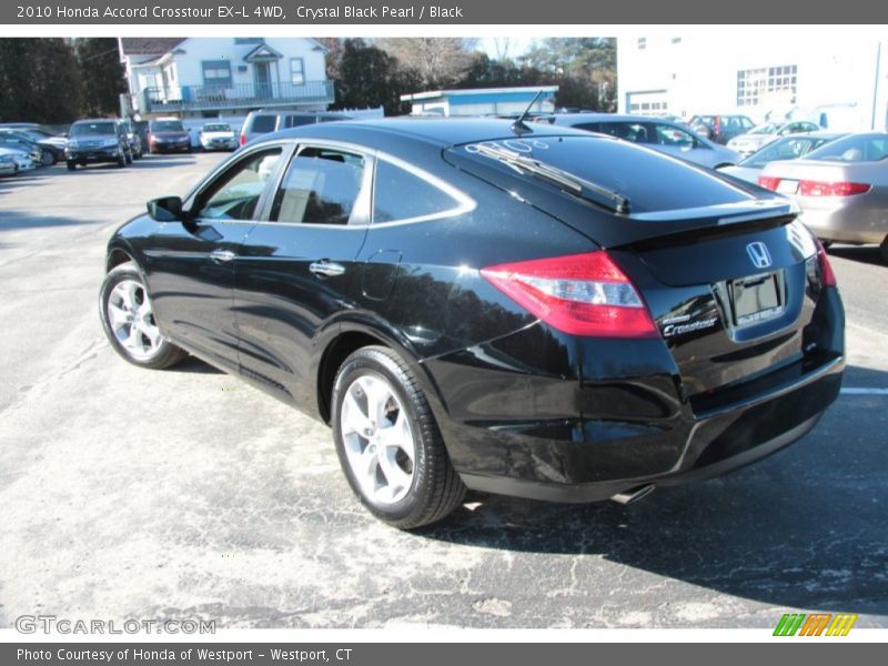 Crystal Black Pearl / Black 2010 Honda Accord Crosstour EX-L 4WD