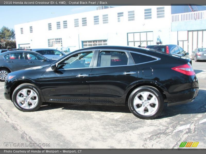 Crystal Black Pearl / Black 2010 Honda Accord Crosstour EX-L 4WD