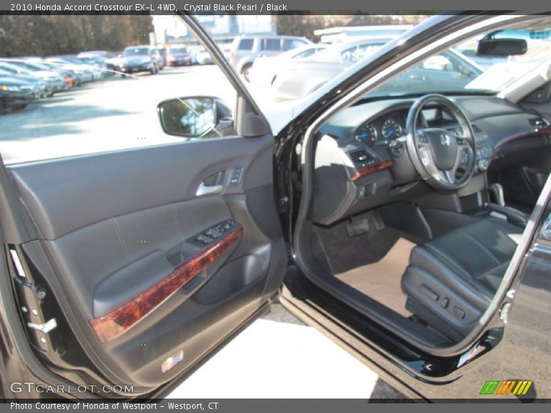 Crystal Black Pearl / Black 2010 Honda Accord Crosstour EX-L 4WD
