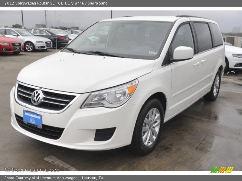 Calla Lily White / Sierra Sand 2012 Volkswagen Routan SE