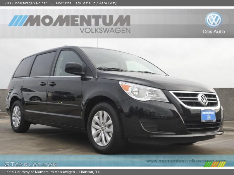 Nocturne Black Metallic / Aero Gray 2012 Volkswagen Routan SE
