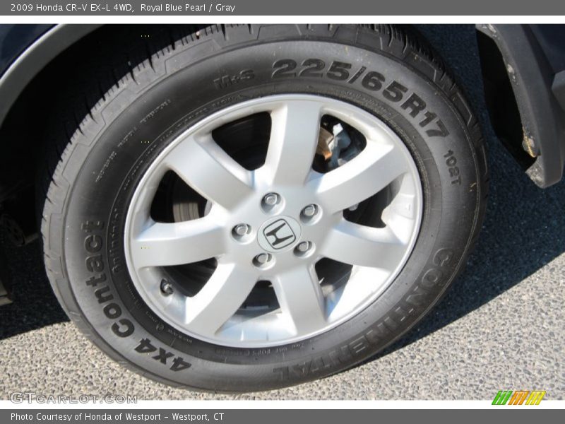 Royal Blue Pearl / Gray 2009 Honda CR-V EX-L 4WD