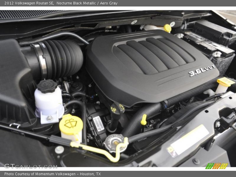 Nocturne Black Metallic / Aero Gray 2012 Volkswagen Routan SE
