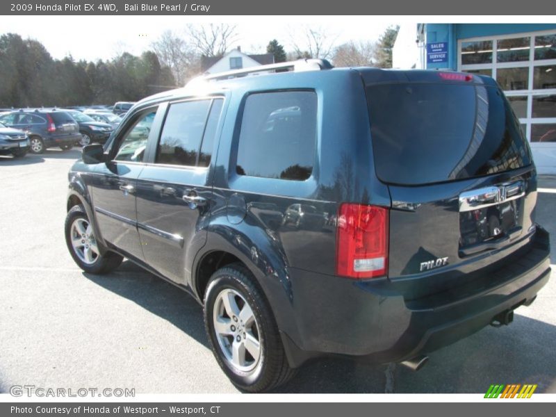 Bali Blue Pearl / Gray 2009 Honda Pilot EX 4WD