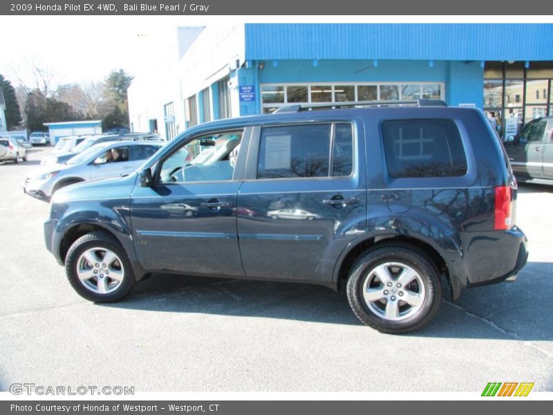 Bali Blue Pearl / Gray 2009 Honda Pilot EX 4WD
