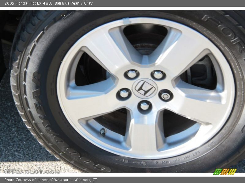Bali Blue Pearl / Gray 2009 Honda Pilot EX 4WD
