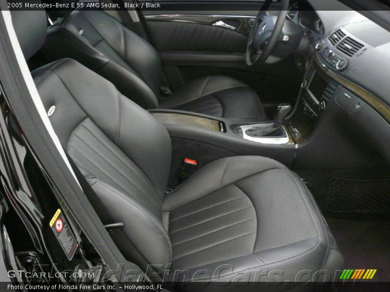 Black / Black 2005 Mercedes-Benz E 55 AMG Sedan
